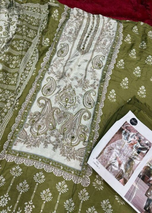 Mehboob Tex Design No-1749 Viscose Muslin Wholesale Pakistani Suit Collection