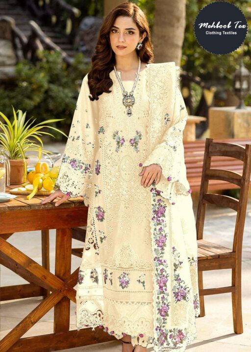 Mehboob Tex Design No-1675 Fh Pure Cotton Wholesale Pakistani Suit Collection