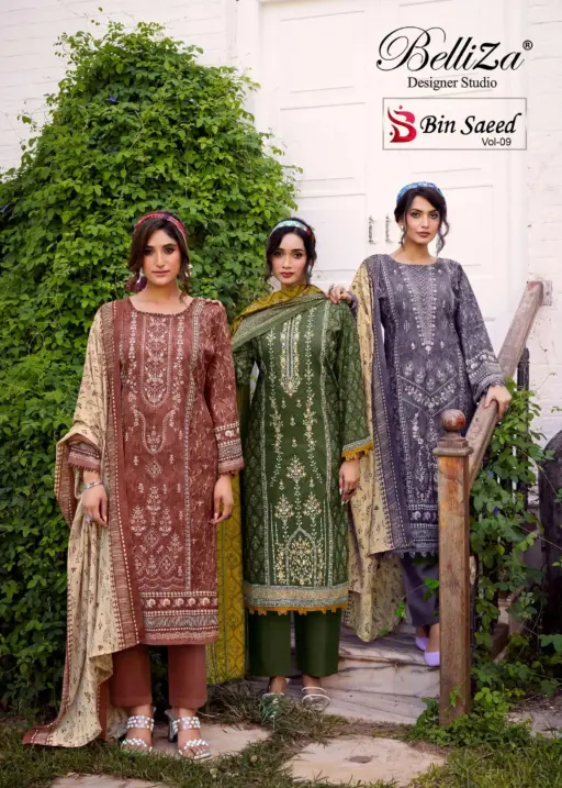 Belliza Designer Studio Bin Saeed Vol 9
