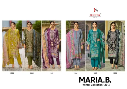 Deepsy Suits Maria B Winter Collection 25 Vol 3