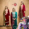 Fourdots Iconblast Viscos Makhmali Velvet Wholesale Winter Suit Collection