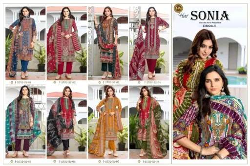 Harshit Fashion Hub Sonia Vol 5