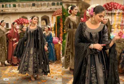 Ibiza Anarkali Vol 2 Viscose Velvet Embroidery Work Wholesale Winter Wear Suit Collection