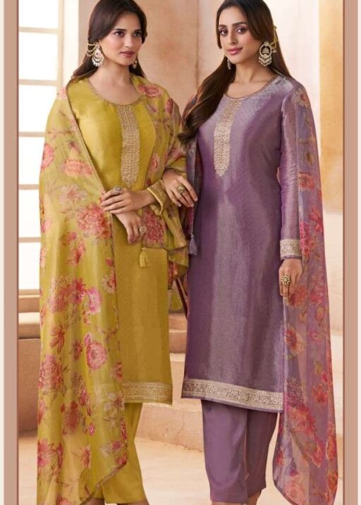 Vinay Fashion Llp Kanchi Vol 2 Kanchipuram Silk Handwork Wholesale Salwar Kameez Suits Collection