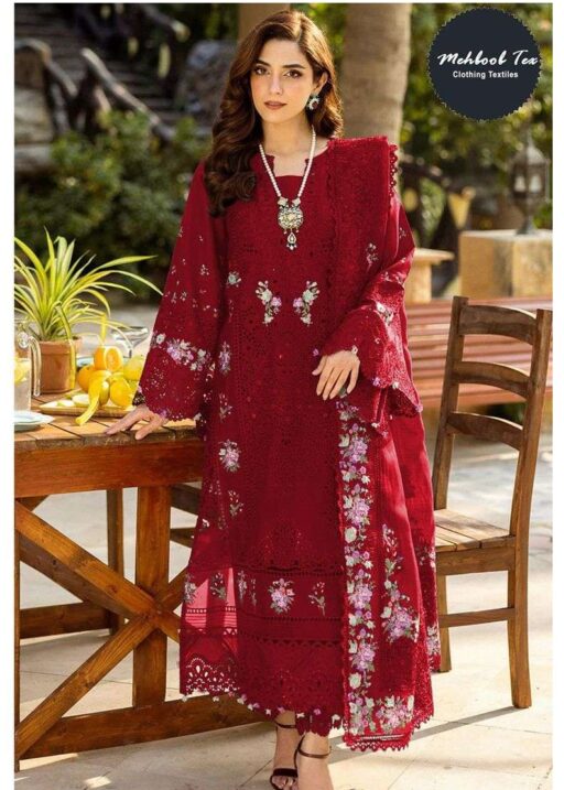 Mehboob Tex Design No-1675 DE Pure Cotton Wholesale Pakistani Suit Collection
