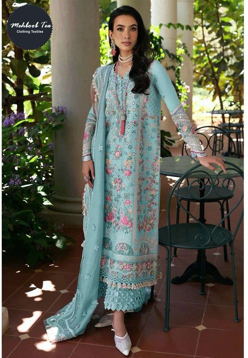 Mehboob Tex Design No-1756-1757 Pure Cotton Wholesale Pakistani Suit Collection