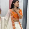 Rama Export 290 Chinon Heavy Embroidery Wholesale Lehenga Choli Collection