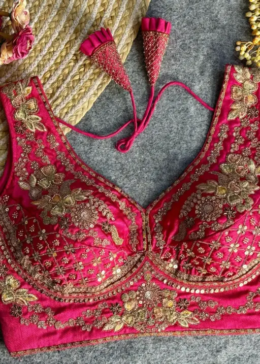 Rama Export Naina Heavy Pure Soft Italian Silk Wholesale Designer Blouse Collection