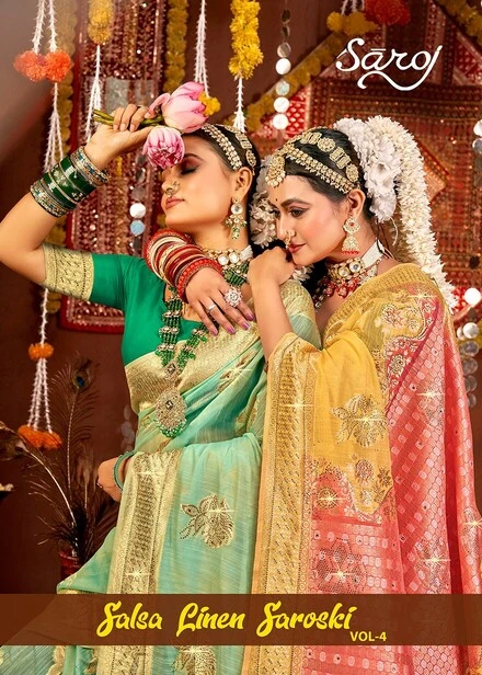 Saroj Salsa Linen Saroski Vol 4