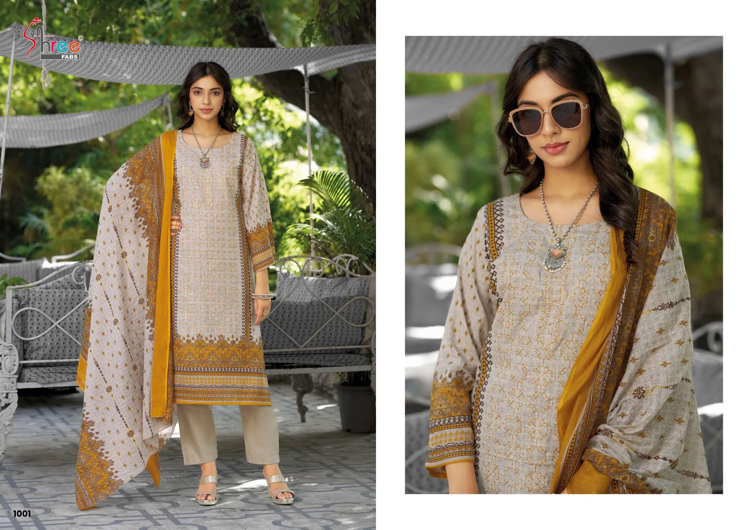 Shree Fab Riwayat Lawn Embroidered Collection