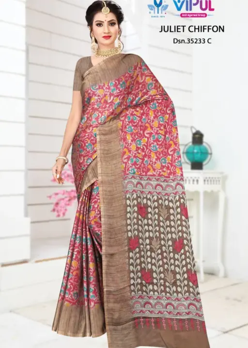 Vipul Juliet Chiffon 35233 a to D