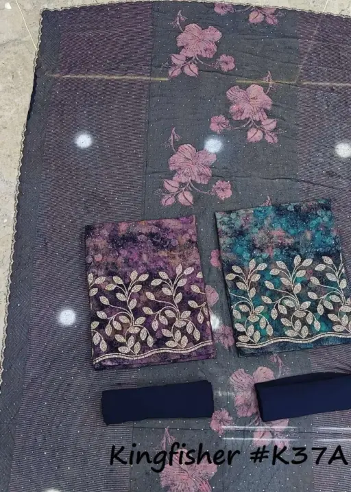 Vishwam Fabric Kingfisher