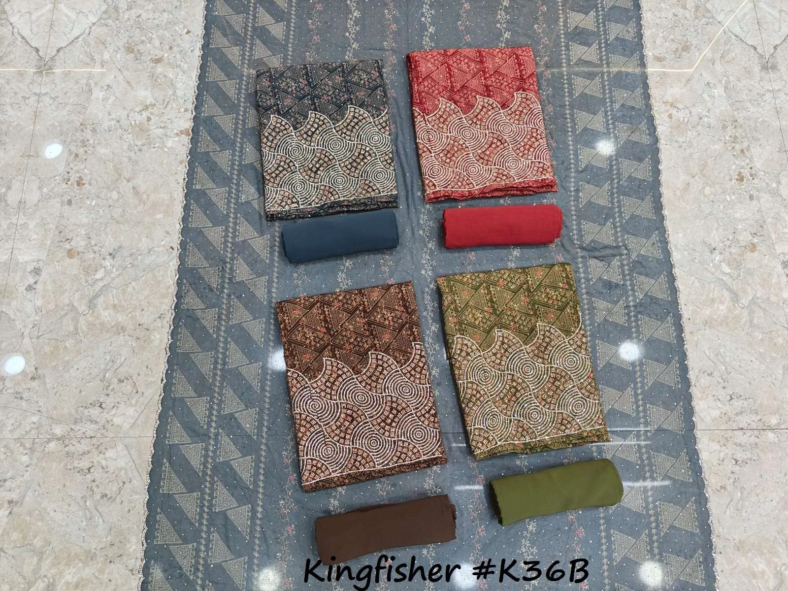 Vishwam Fabric Kingfisher