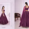 Zeel Vamika Georgette Thread Zari Embroidered Work Wholesale Lehenga Choli Collection