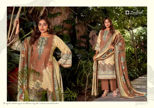Zulfat Designer Suits Begum