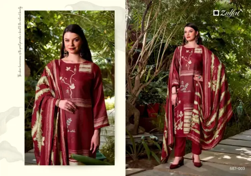 Zulfat Designer Suits Begum