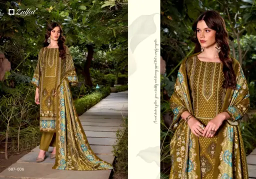Zulfat Designer Suits Begum