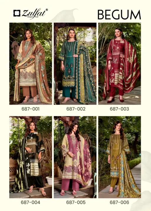 Zulfat Designer Suits Begum