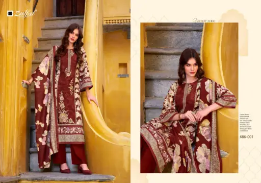 Zulfat Designer Suits Kalamkaari