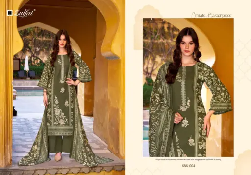 Zulfat Designer Suits Kalamkaari
