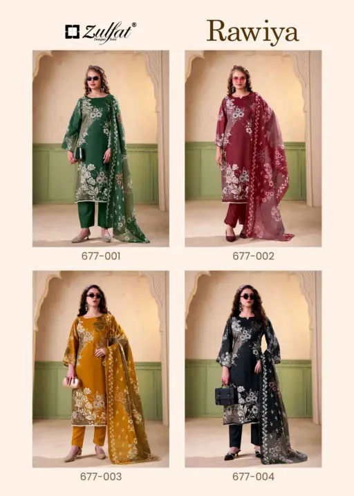 Zulfat Designer Suits Rawiya