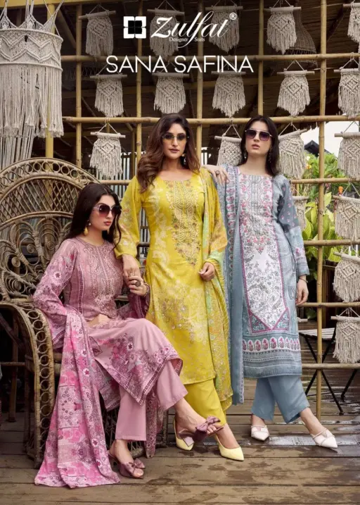 Zulfat Designer Suits Sana Safina