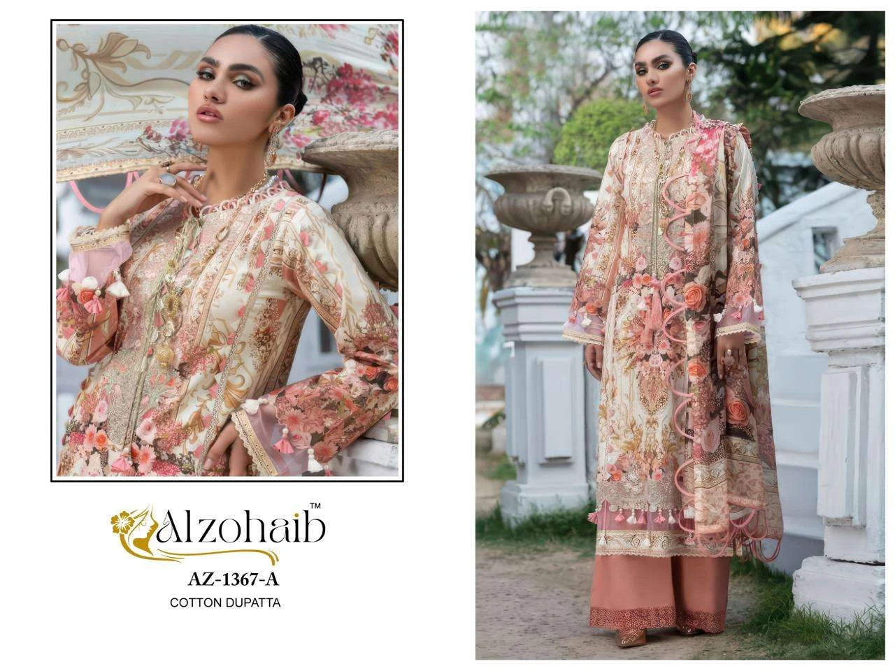 Al Zohaib Design No - 1366 Ab - 1367 Ab