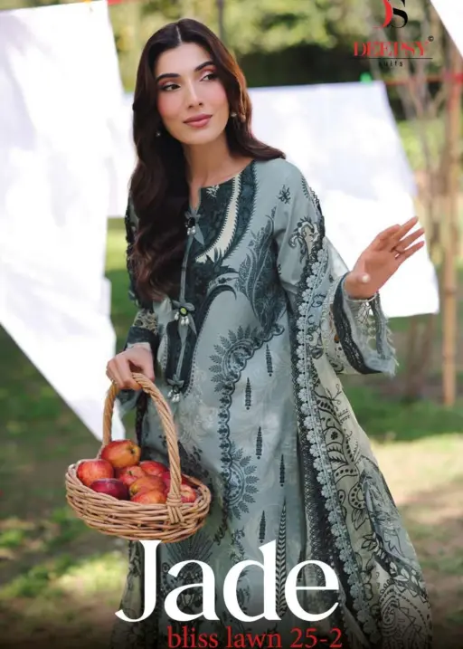 Deepsy Suits Jade Bliss Lawn 25 Vol 2