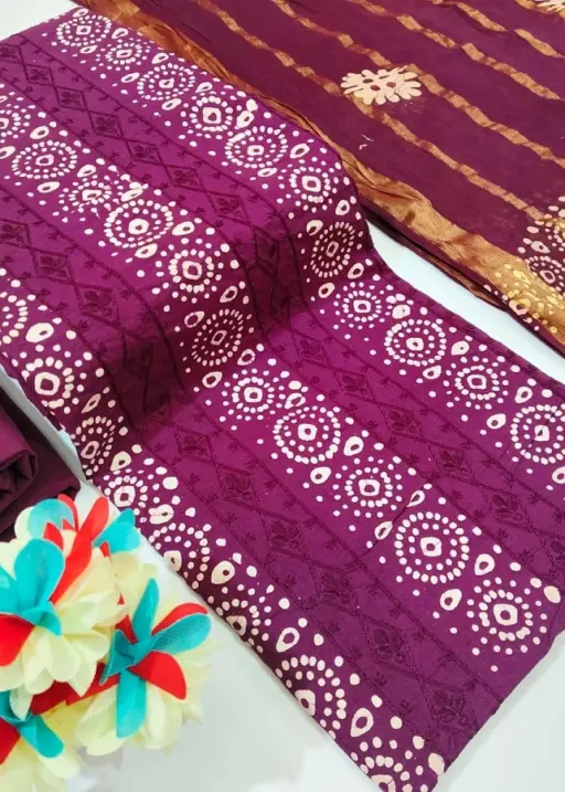 Nemi Wax Batik With Emb Work