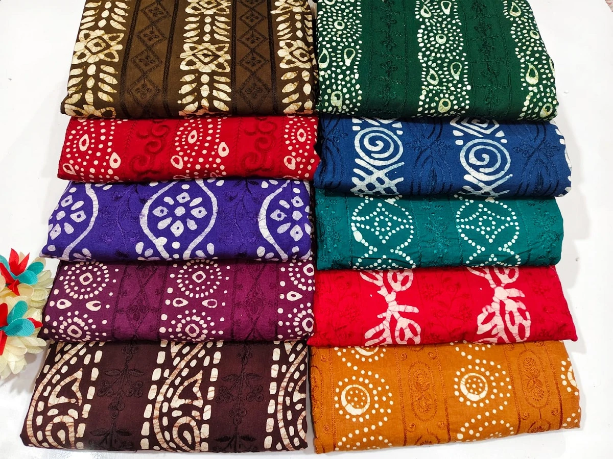 Nemi Wax Batik With Emb Work