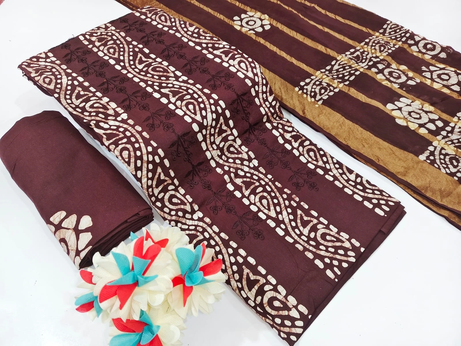 Nemi Wax Batik With Emb Work