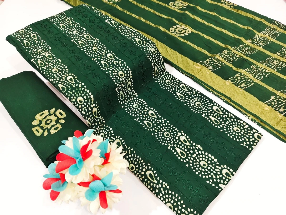 Nemi Wax Batik With Emb Work