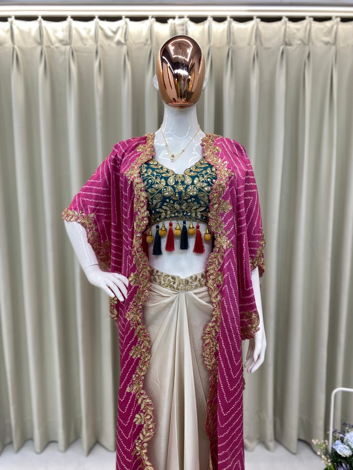 Rama Export Be-308 Mono Silk Wholesale Designer Indo Western Suit Collection