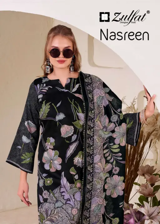 Zulfat Designer Suits Nasreen