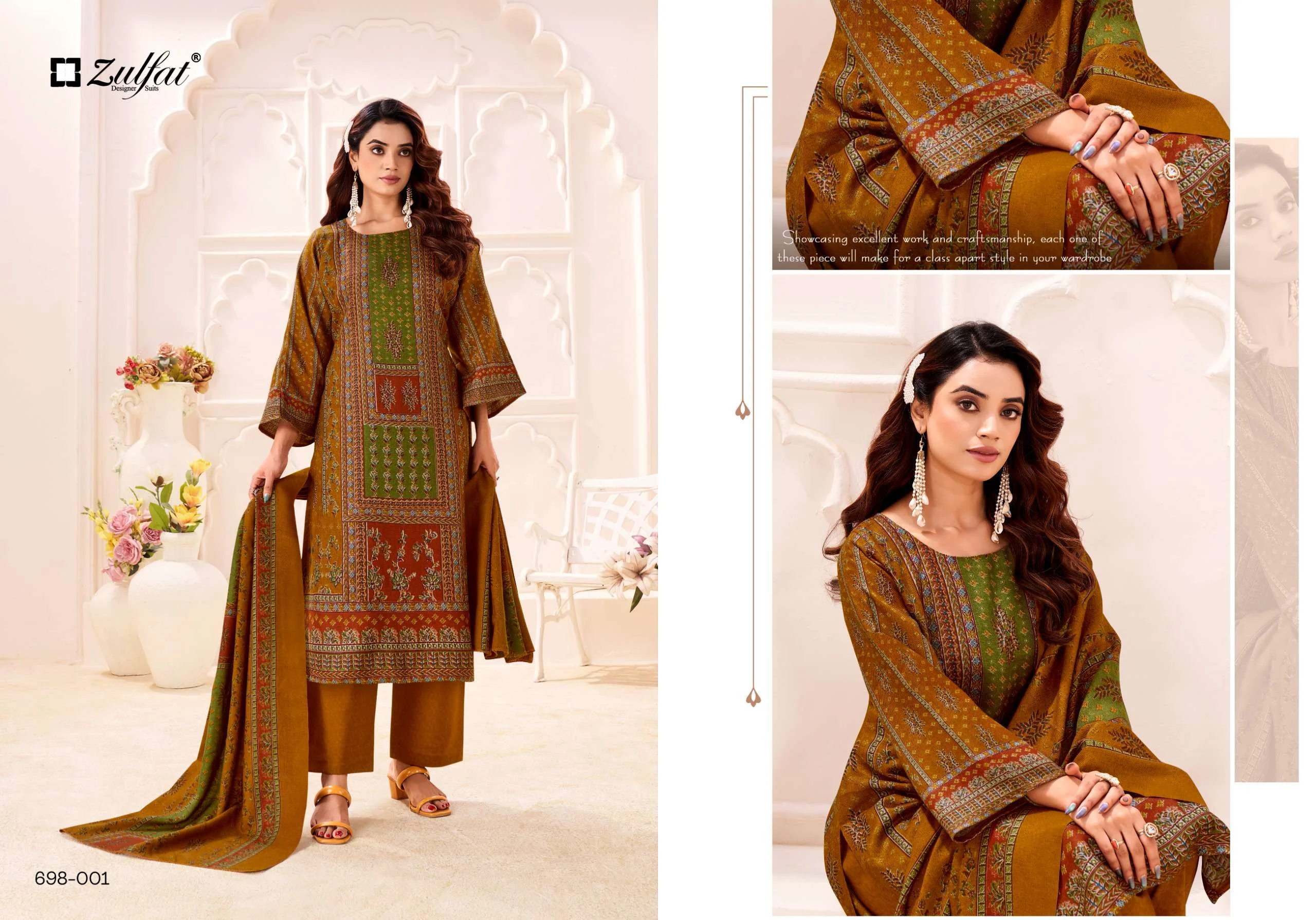 Zulfat Designer Suits Toosh