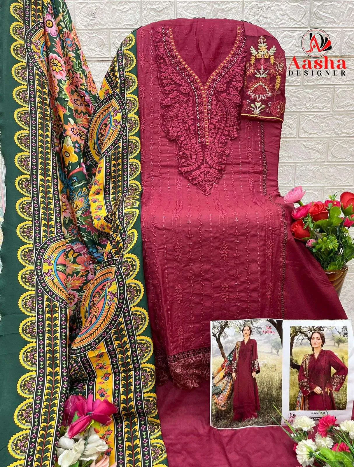 Aasha Designer Design No - 1155
