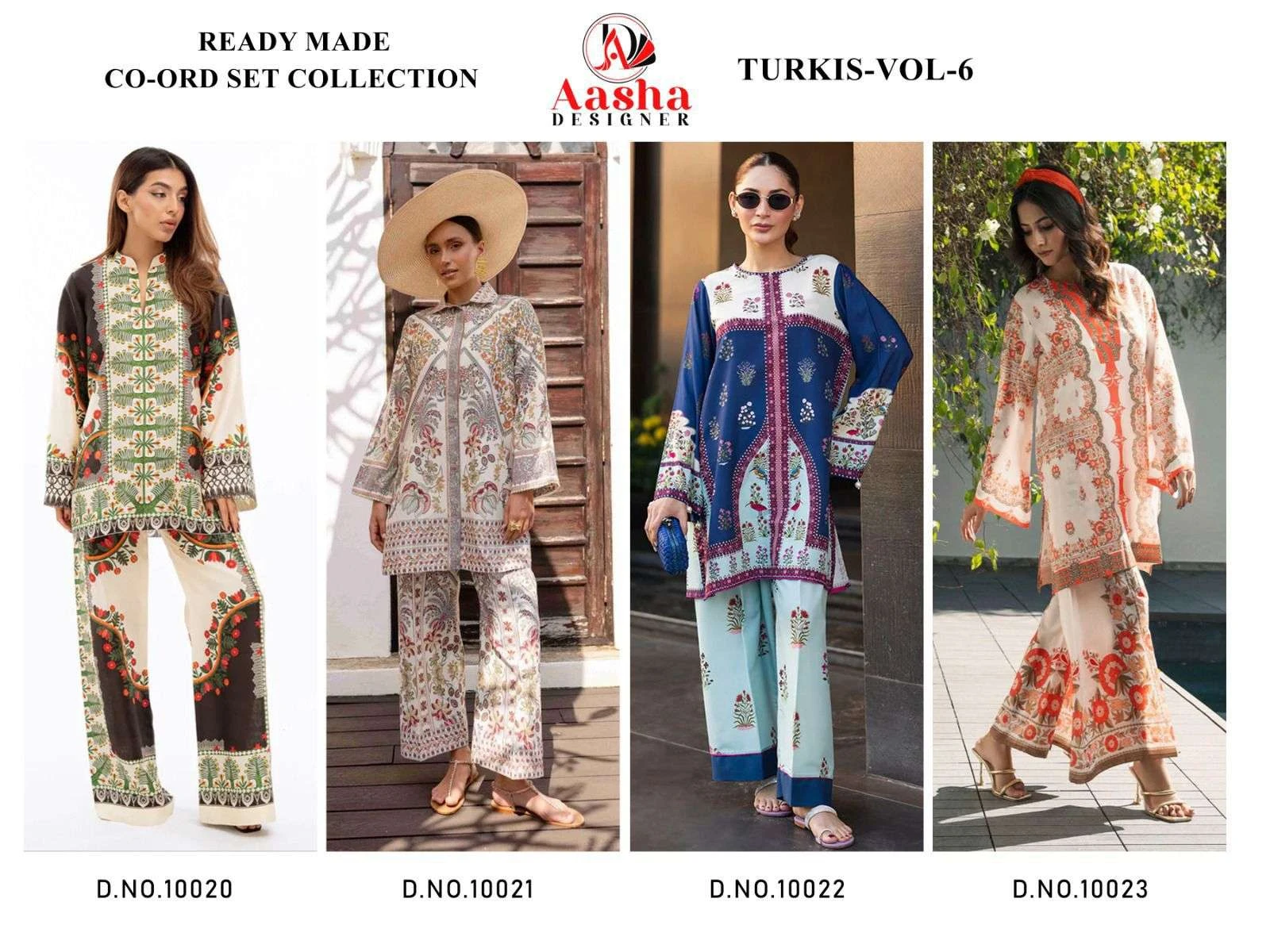 Aasha Designer Turkish Cord Set Vol 6