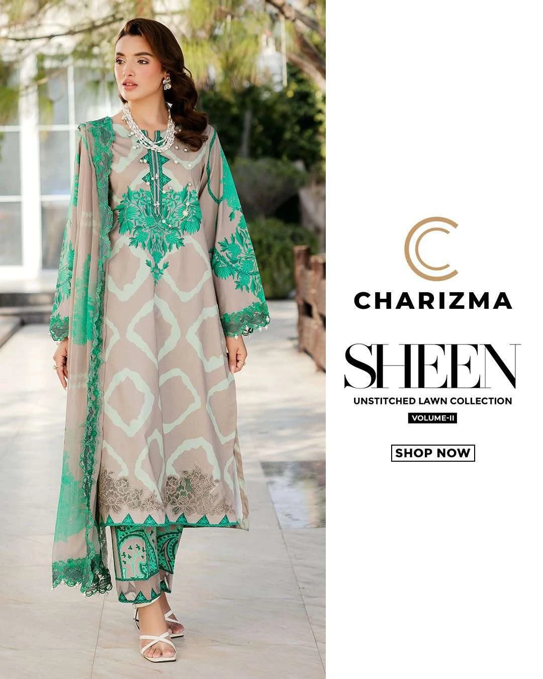 Charizma Sheen Unstitched Lawn Collection Vol 2