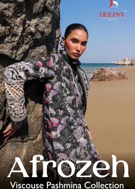 Deepsy Suits Afrozeh Viscose Pashmina Collection