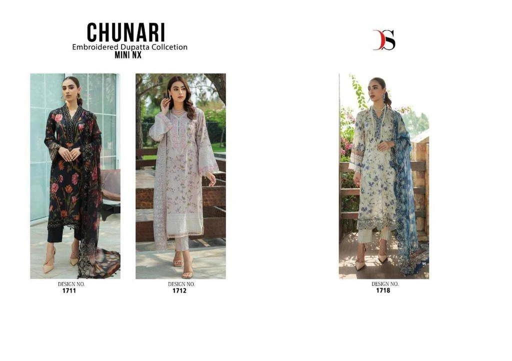 Deepsy Suits Chunari Embroidered Dupatta Collection Mini Nx
