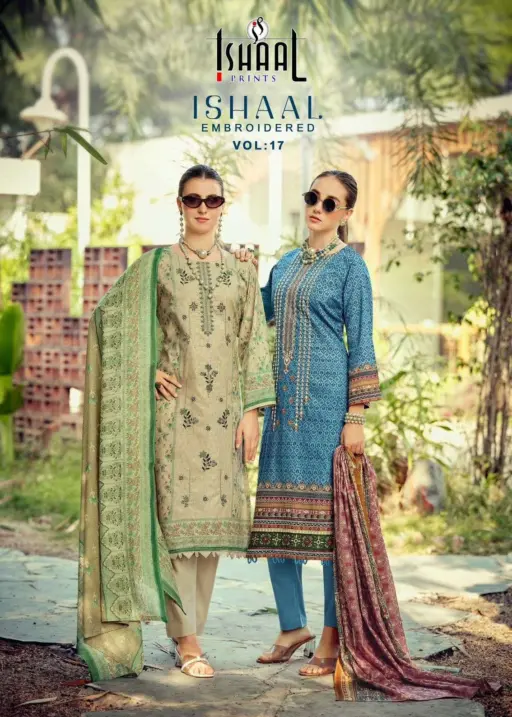 Ishaal Prints Embroidered Vol 17