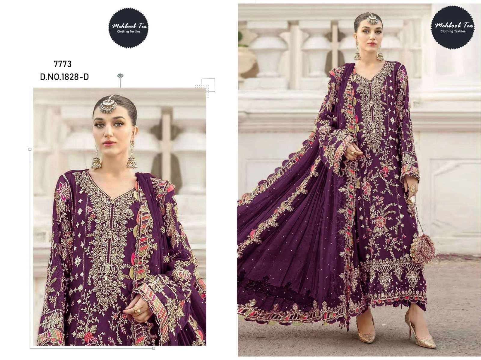 Mehboob Tex Design No - 1828