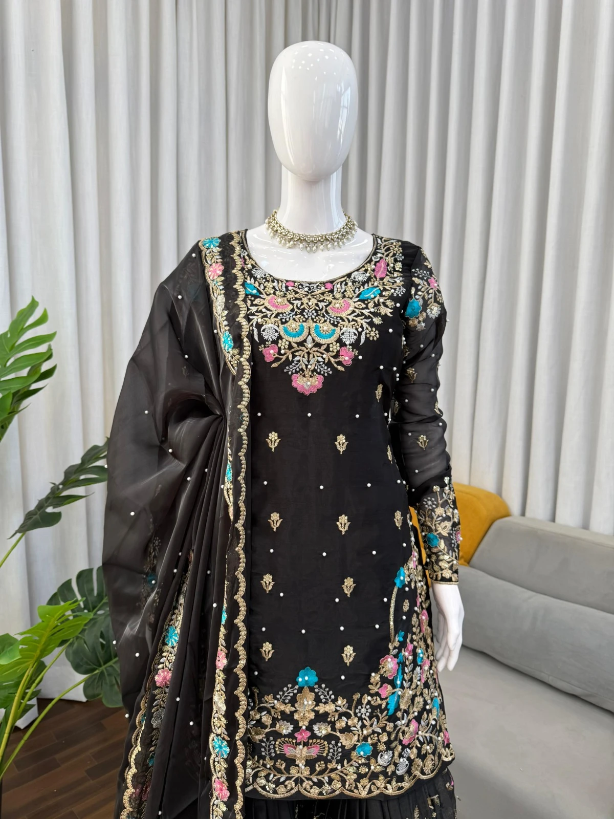 Rama Export Code-5956-A Pure JMC SILK Wholesale Readymade Pakistani Suit Collection