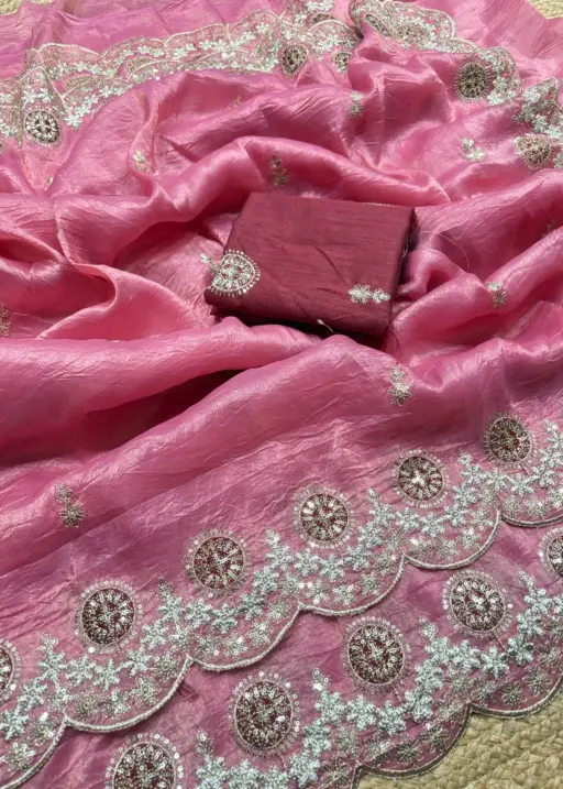 Rama Export Nagma Premium Gold Crush Wholesale Designer Sarees Collection