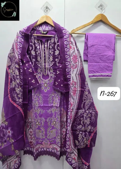 Sapphire Agha Noorain-267 Pure Lawn Wholesale Readymade Pakistani Suit Collection