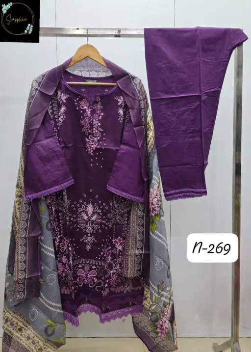 Sapphire Agha Noorain-269 Pure Lawn Wholesale Readymade Pakistani Suit Collection