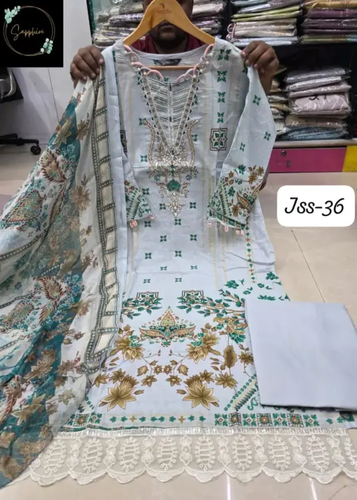 Sapphire Jazmin SS VOL-35 Pure Cotton Wholesale Readymade Pakistani Suit Collection