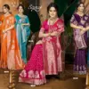 Saroj Tina Silk Saroski Vol 2 Silk Wdding Wear Fancy Saree Collection