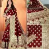 Sd Banarasi Silk Vol 1 Casual Woven Worked Fancy Saree Collection