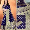 Sd Banarasi Silk Vol 1 Casual Woven Worked Fancy Saree Collection